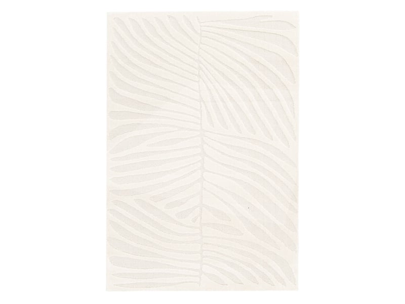 Tapis intérieur motif végétal crème lily 160x230cm  - Conforama B