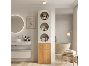 Armoire 2 porte(s) battante 1 tiroir(s) <strong></strong> <strong>ABC</strong> coloris gris largeur 50 cm