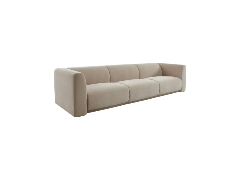  Canapé 4 places tissu beige - kosmo  - Conforama A