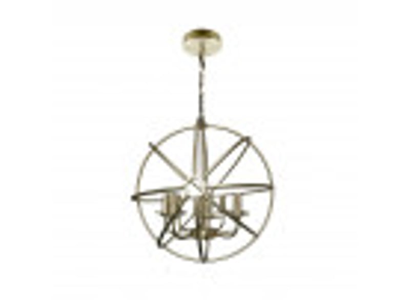  Fabrilamp arneses, suspension classique, 8xe14, doré, 65-150 x 52 x 49 cm 141798002 - Conforama B