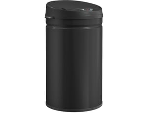 Poubelle sensor 30 l avec fonction soft-close, poubelle sans contact en acier inoxydable pour une cuisine hygienique