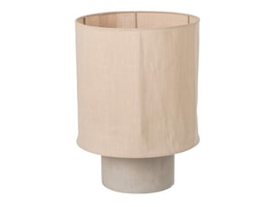 Lampe à poser en ciment havel 41cm beige