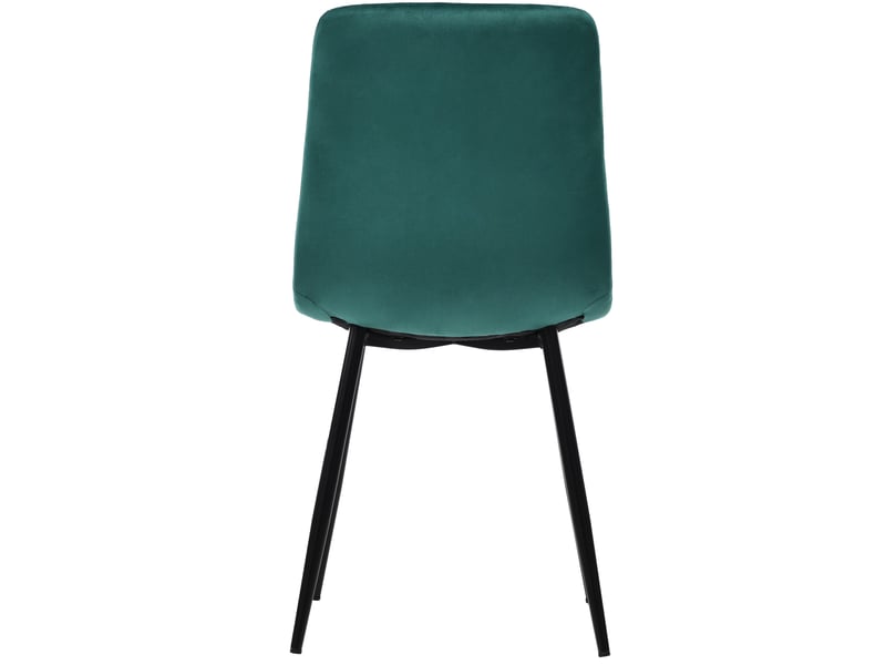  Ensemble table ronde et 4 chaises, 5 pièces, plateau blanc effet marbre et pieds métalliques dorés, salle à manger moderne  - Conforama R