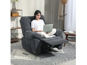Fauteuil relax manuel ULEVR Polyester gris