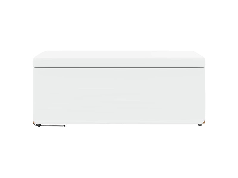  Tabouret de salon blanc 101x41x40 cm  - Conforama D