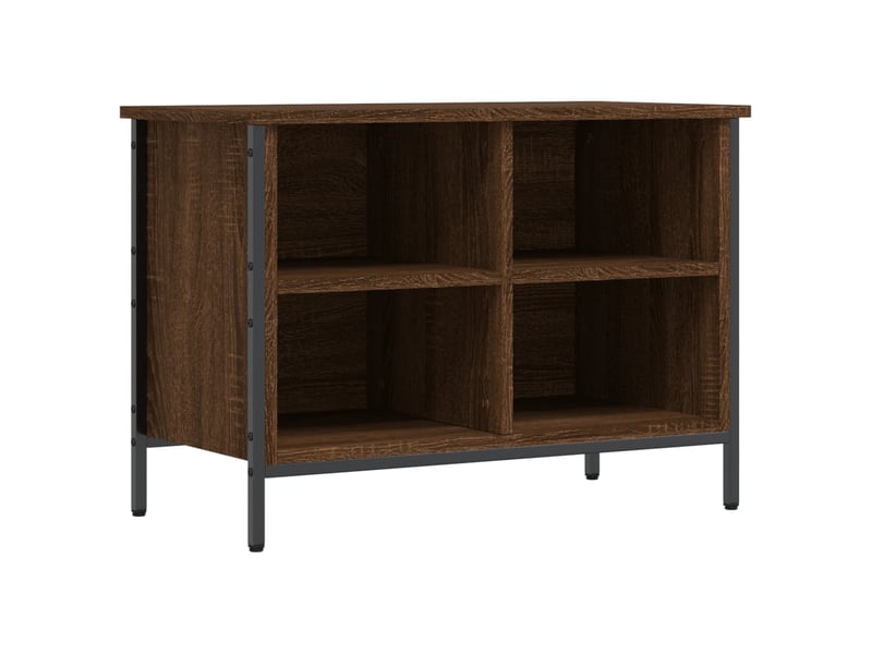  Meuble à chaussures, armoire à chaussures chêne brun 4 compartiments  - Conforama A