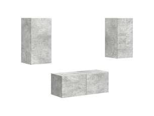Meuble tv coloris gris 78.5 cm <strong></strong> <strong></strong>
