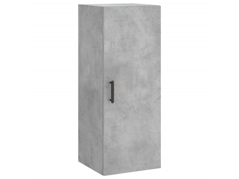  Buffet haut - bahut - meuble de rangement gris béton 34,5x34x180 cm bois d'ingénierie  - Conforama E