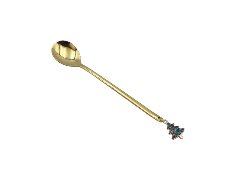 COUTELLERIE Petite cuillère doré NOEL - Conforama N