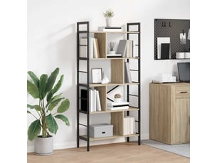 Étagère 9 niveaux, étagère de rangement 75 x 30 x 156 cm bois d'ingénierie shl1221