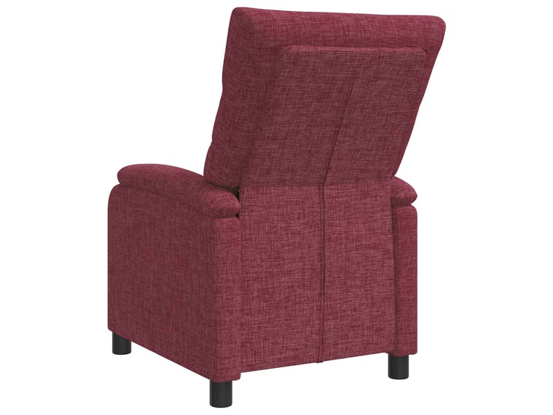  Vidaxl fauteuil inclinable bordeaux tissu  - Conforama E