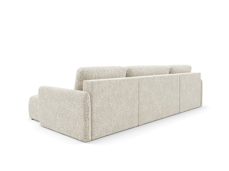 Canapé d'angle convertible livello u beige - Conforama C