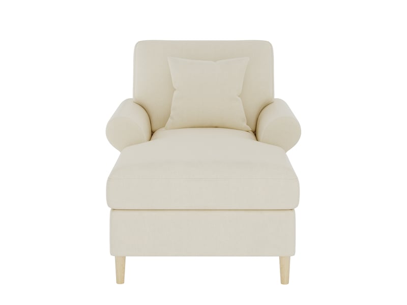  Fauteuil relax modenvie pliable en velours beige 133 x 87 x 90 cm  - Conforama A