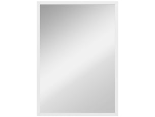 Miroir rectangulaire de salle de bain coloris blanc <strong></strong>  <strong></strong> - 40 cm x 2 cm