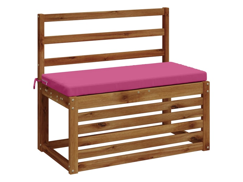 Coussin de banc, coussin d'assise, coussin de canapé soest 100 % polyester rose 80 x 40 x 5 cm cf53478 - Conforama C