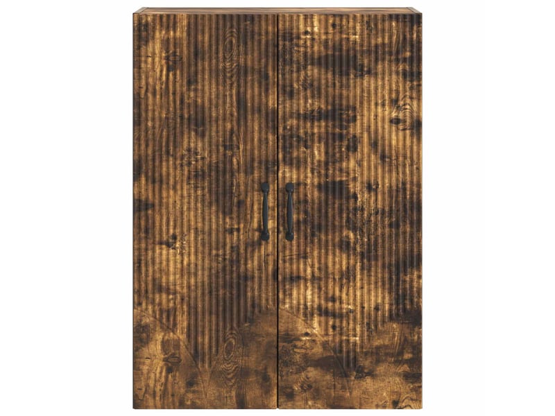  Armoire murale salon 66x34,5x90cm bois d'ingénierie chêne fumé shl6092  - Conforama D