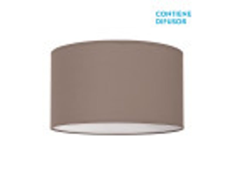  Fabrilamp nicole plafonnier textile taupe avec diffuseur, 4 x e27, ø 50 cm 042985002 - Conforama B