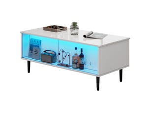 Table basse  coloris blanc <strong></strong> <strong></strong>