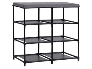 Armoire de bureau, meuble de rangement à 6 tiroirs 55x29x55 cm gris acier