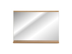 Miroir salle de bain rectangulaire 80x57 cm avec rebord rangement