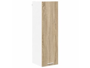 Meuble de rangement cuisine, armoire suspendue chêne sonoma 30x31x100cm