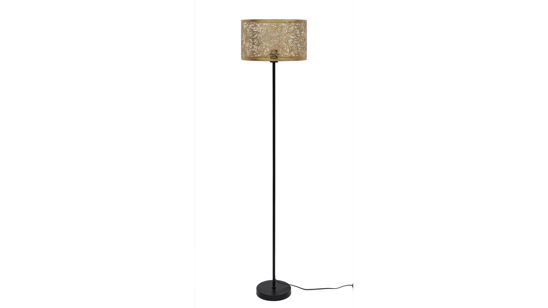 CONFORAMA Lampadaire Métal 153 cm doré MOLLY