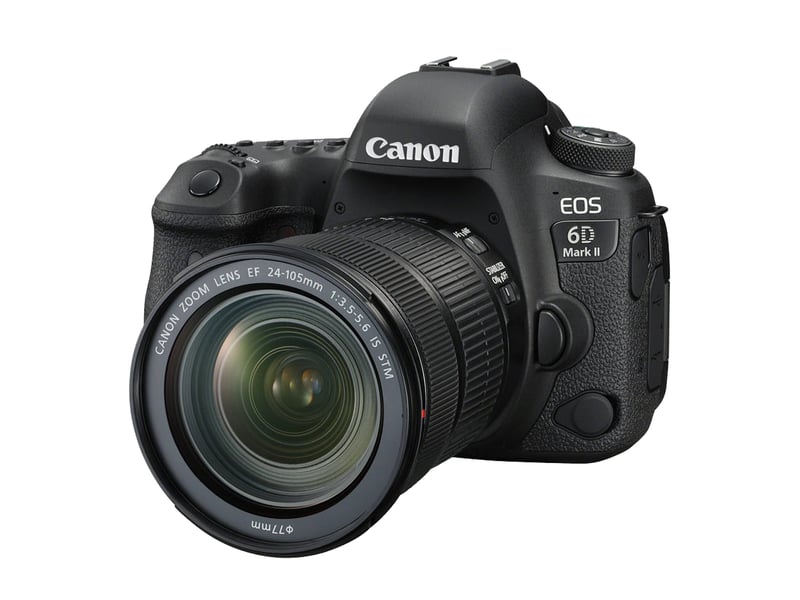 Appareil photo reflex canon eos 6d mark ii noir + ef 24-105mm f3.5-5.6 is stm - Conforama A