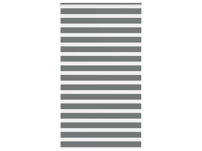  Store zèbre, store de fenêtre gris foncé largeur du tissu 125,9 cm polyester cf48560  - Conforama B