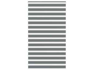 Store zèbre, store de fenêtre gris foncé largeur du tissu 125,9 cm polyester cf48560