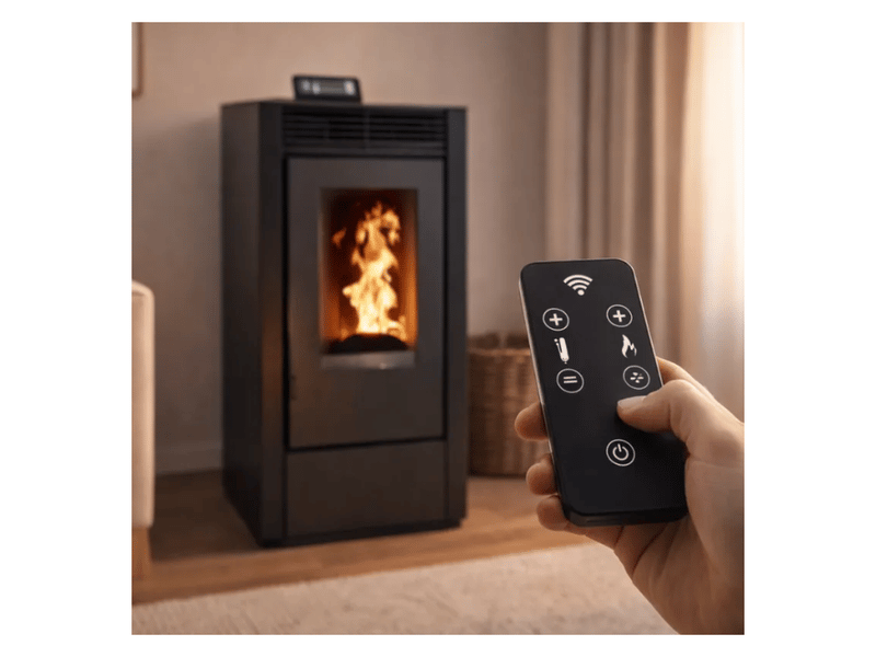  Télécommande pour poêle à granulés – infrarouge - noir  - Conforama B