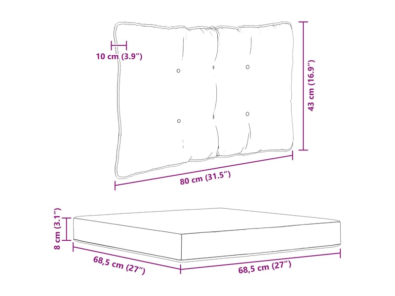  Coussin de canapé d'extérieur, coussin de chaise polyester motif feuilles cf54110  - Conforama E