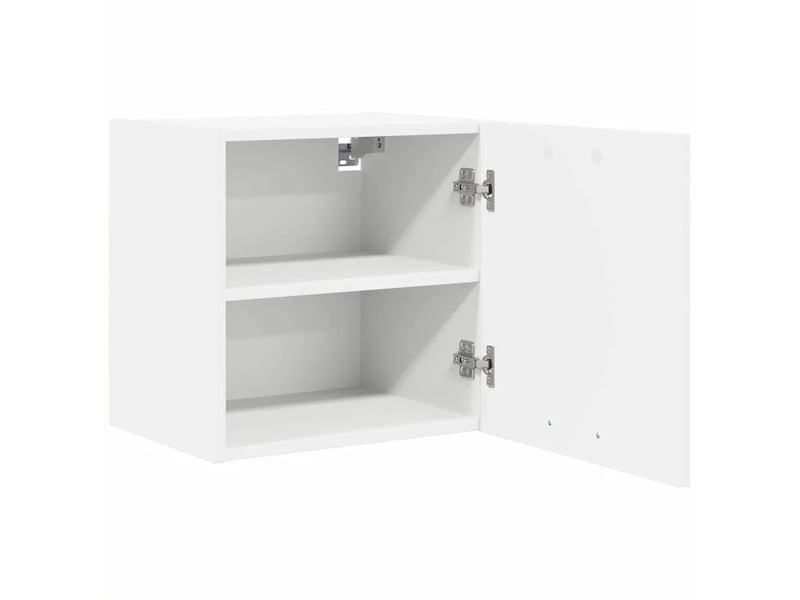  Lot de 2 armoires suspendues modernes avec grand espace de stockage 40 x 31 x 40 cm en bois d'ingénierie blanc 02_0053178  - Conforama C