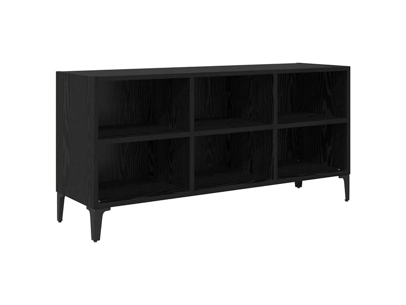  Ensemble meuble tv - banc tv - meuble de rangement noir 103,5 x 30 x 50 cm bois d’ingénierie  - Conforama A