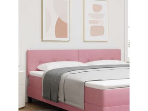 Tete de lit A poser largeur 180 cm   rose