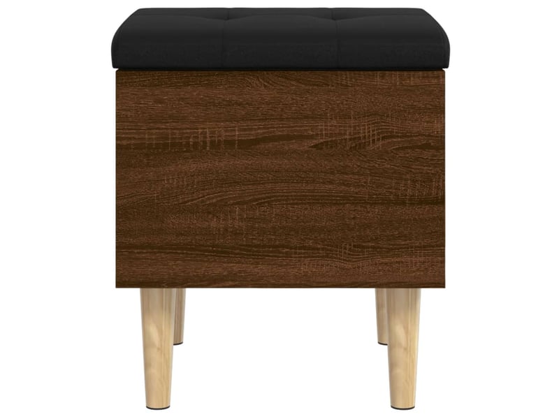  Banc chambre, banc de rangement chêne marron 42x42x46 cm bois d'ingénierie  - Conforama E