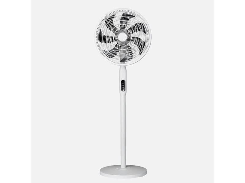  Ventilateur sur pied fabrilamp mixin 60 w 3 vitesses blanc 256341001 - Conforama C