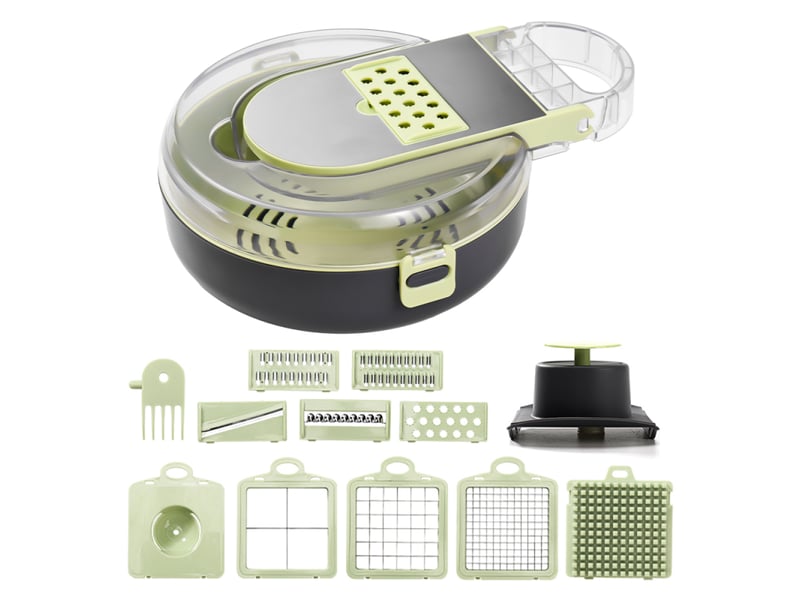  Coupe-légumes verts multifonctionnel et hachoir  - Conforama A