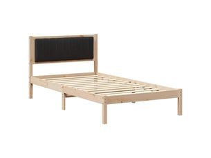 Lit simple 100x200 cm    coloris marron