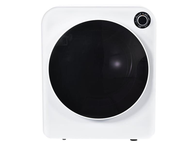  Sèche-linge à évacuation 3 kg 49 x 39 x 59 cm blanc abs, tambour inoxydable, fixation murale  - Conforama A