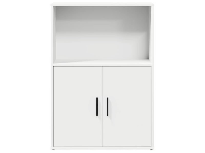  Bibliothèque, armoire à livres blanc 60x24x85 cm bois d'ingénierie  - Conforama D