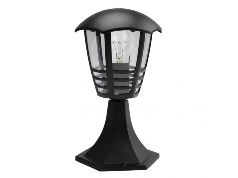  Lanterne de muret extérieur fabrilamp alnilan noir, 1 x e27, ip44, 30 x 16 x 16 cm 150271009 - Conforama A