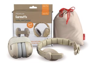 Casque anti bruit enfant - beige