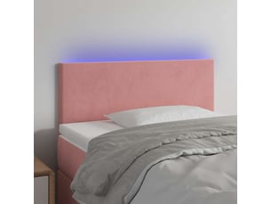 Tete de lit A poser largeur 90 cm   rose