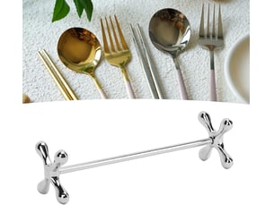 4 pièces repose-baguettes, repose-couteau en acier inoxydable et porte-baguettes table à manger support de cuillère outil de vaisselle pour la fête