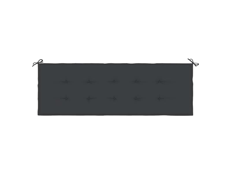  Coussin de banc de jardin, coussin d'assise noir 150x50x3 cm tissu oxford cf52777  - Conforama D