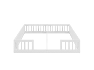 Lit 2 places 2x90x200 cm MAISONORA coloris blanc