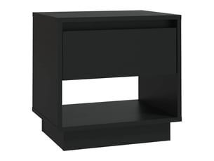 Table de chevet - cabinet de chevet - table de nuit noir 45x34x44 cm bois d'ingénierie