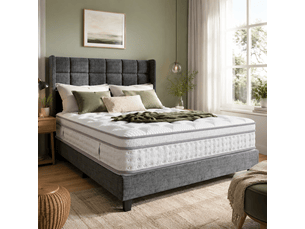 Matelas 160x200 cm XYLO Ressorts ensachés + mousse soutien Medium épaisseur 25 cm