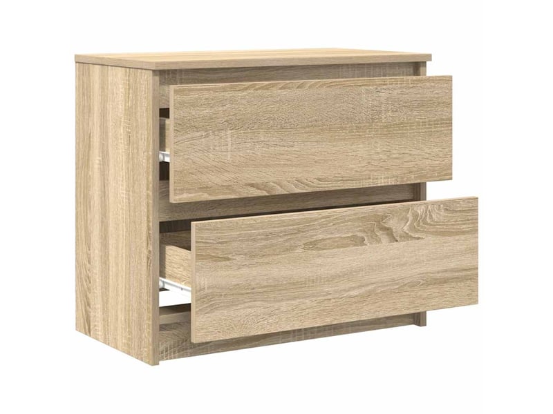  Meuble tv - banc tv - meuble de rangement chêne sonoma 60x35x54 cm bois d'ingénierie  - Conforama E