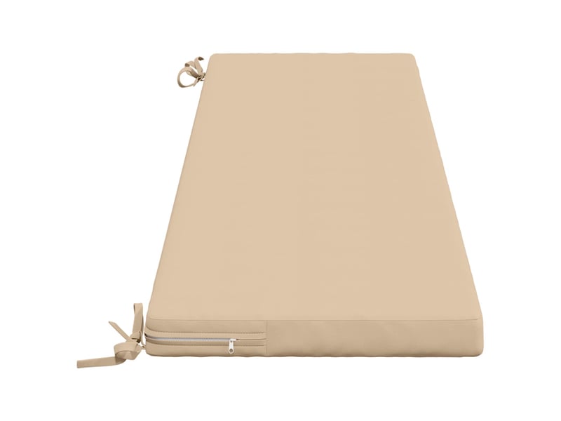  Coussin de banc, coussin d'assise, coussin de canapé soest 100 % polyester crème 140 x 40 x 5 cm cf53214  - Conforama D
